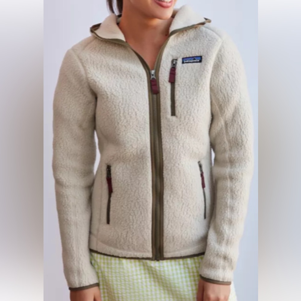 Patagonia Retro Pile Sherpa Fleece Zip Up Hoodie Jacket